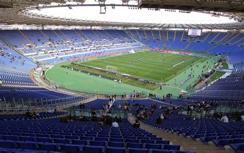 Interior Estadio Olímpico de Roma, Roma, Italia. Capacidad 72.300 ...