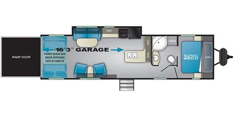 Fuel Toy Hauler Floor Plans - floorplans.click