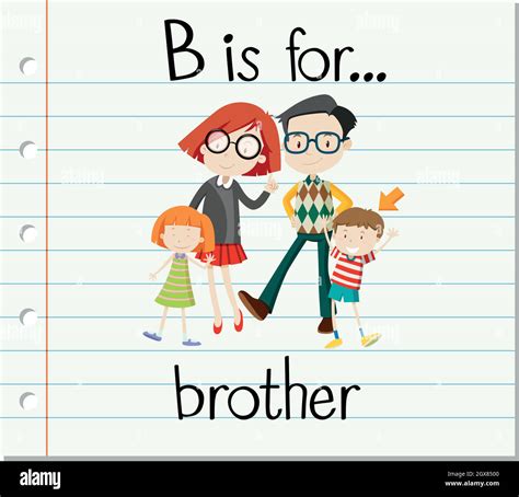 Brother and sister writing Stock Vector Images - Alamy