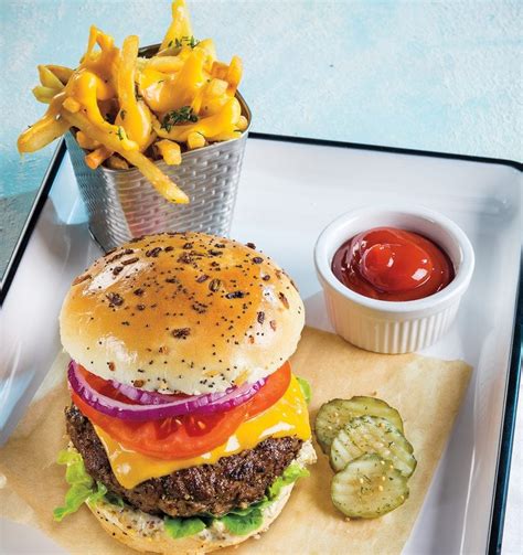 All-American Burger and Smothered Cheese Fries | Sysco Foodie