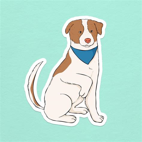 Tail wagging dog element psd | Free PSD - rawpixel