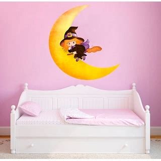 Baby Witch Decal, Baby Witch Sticker, Baby Witch Nursery Decor - Bed ...