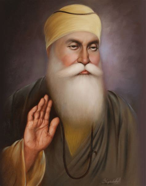 Guru Nanak Dev ji oil colour painting | Guru nanak photo, Guru pics ...