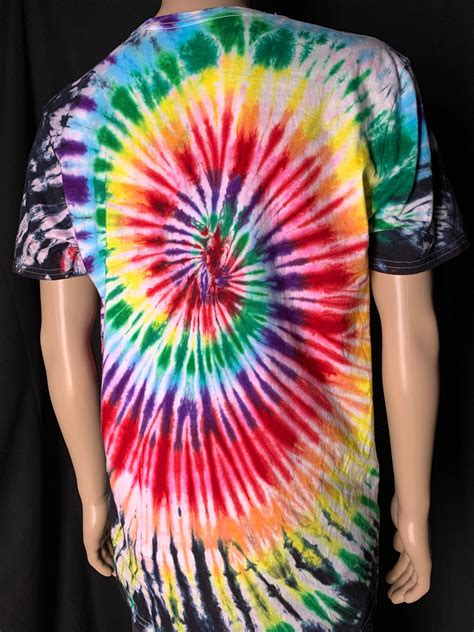 Rainbow tie dye t-shirt handmade rainbow swirl tie dye t | Etsy