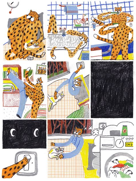 Comics about Cheetah on Behance