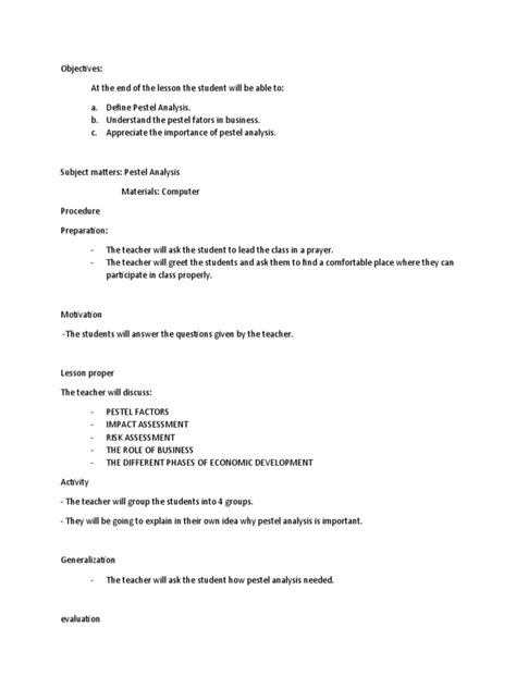 Pestel Analysis | PDF