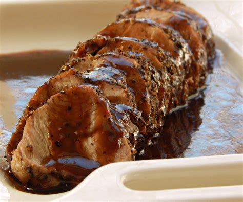 Pork Tenderloin with Sauce Poivrade - Frugal Hausfrau | Recipe ...