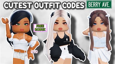 CUTEST OUTFIT CODES FOR BERRY AVENUE, BLOXBURG AND ALL ROBLOX GAMES ...