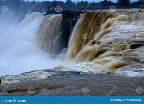 Chitrakote Waterfall stock image. Image of dense, surrounded - 39588035