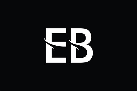 EB Monogram Logo Design By Vectorseller | TheHungryJPEG