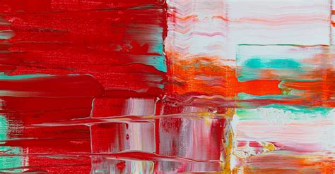 Red and White Abstract Painting · Free Stock Photo