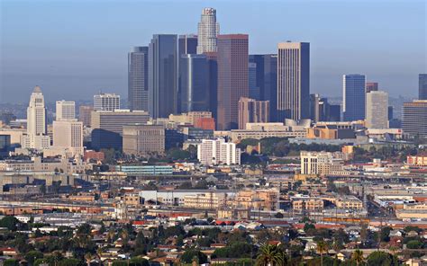 Los Angeles - Downtown Skyline - Los Angeles Wallpaper (40392657) - Fanpop