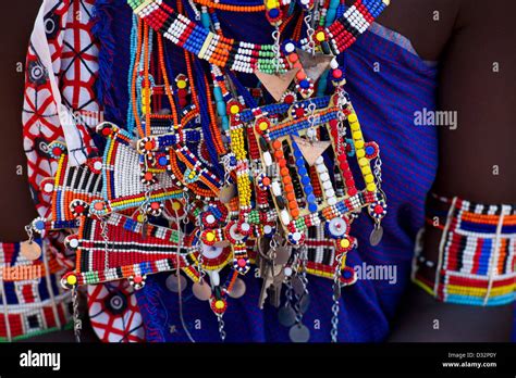 Maasai beadwork, Kenya Stock Photo - Alamy