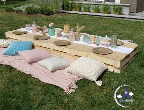 Boho Low Line Picnic Table Petite Events Hire | ubicaciondepersonas ...