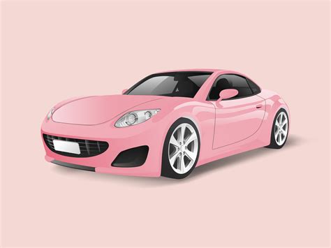 Pink Race Car Clip Art