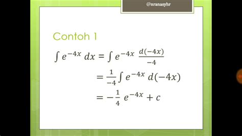 Integral Eksponensial Asli | Metode Secara Langsung - YouTube