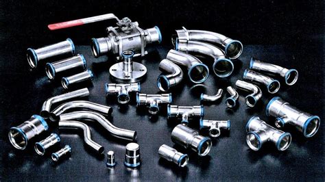 Compressed air system stainless steel piping, parts, tools and accessories.