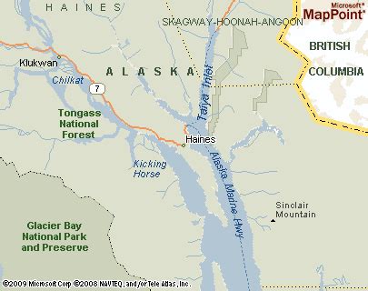 Haines, Alaska Area Map & More