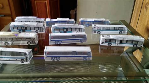 My Paper Buses Collection - YouTube