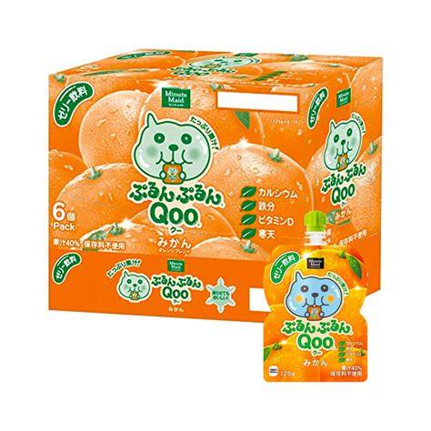 JAPAN COCA COLA Purun Purun Qoo Jelly Drink Mandarins Flavour 3 x 125g ...