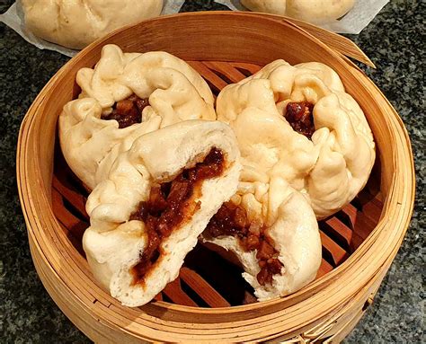 [Homemade] Char Siu Bao (BBQ Pork Buns) : food