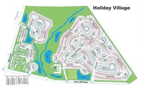 Maps & Amenities - Holiday Village 55+ | Mount Laurel, NJ