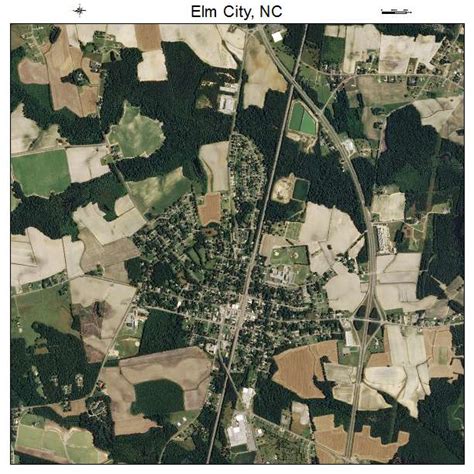 Aerial Photography Map of Elm City, NC North Carolina