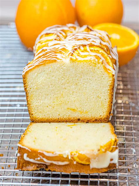 The Best Orange Pound Cake with Glaze - Drive Me Hungry