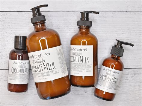 Unscented Lotion, Coconut Milk Lotion, Organic Hand Lotion, Hand & Body ...