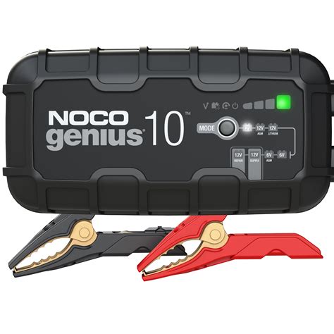 NOCO GENIUS10 6V/12V 10A Smart Battery Charger and Maintainer - Walmart.com