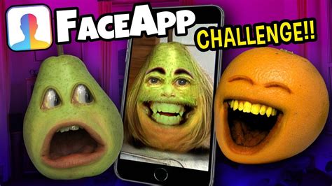 Annoying Orange - The FaceApp Challenge! - YouTube