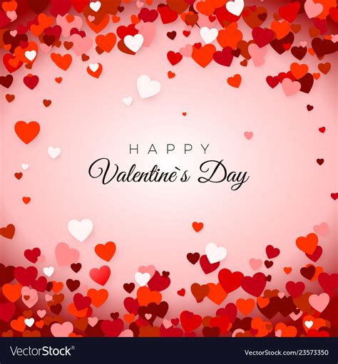 Happy valentines day greeting card Royalty Free Vector Image