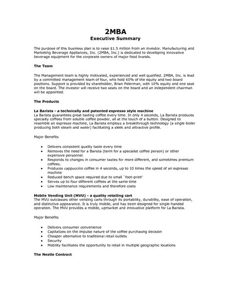 Executive Summary Marketing Plan - 9+ Examples, Format, Pdf