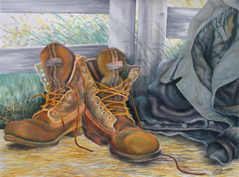 Shoe Series - Paintings & Drawings of Shoes - LYNNE SAUNDERS