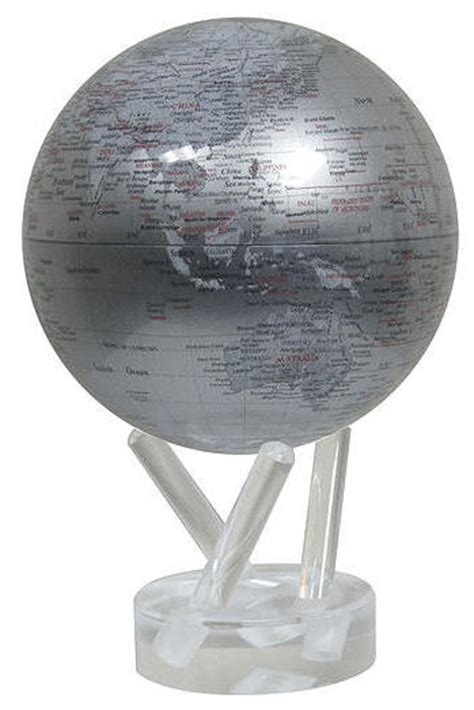 MOVA Globe - Solar Power - Silver Ocean (Free Shipping)