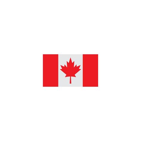 Canada flag logo 10811636 Vector Art at Vecteezy