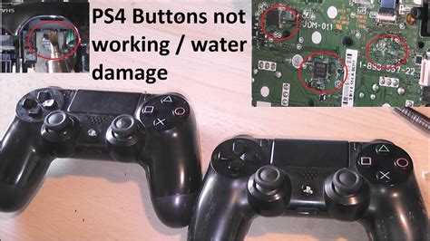 How to fix: PS4 Controller repair: buttons and water damage - YouTube