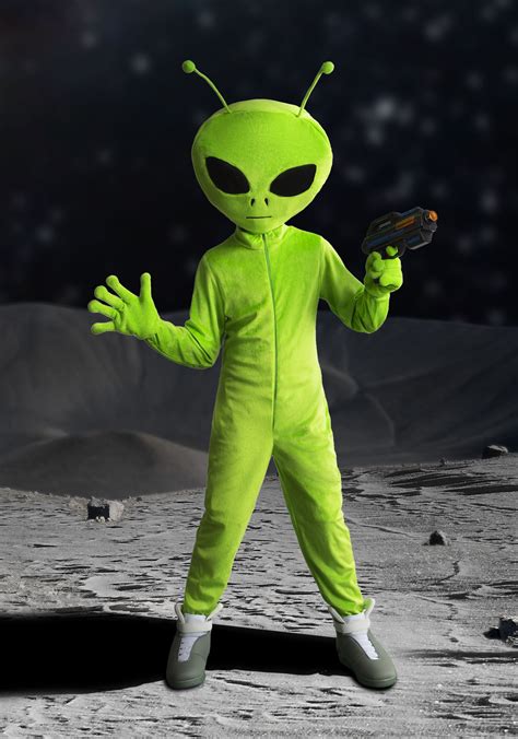 Oversized Green Alien Child Costume