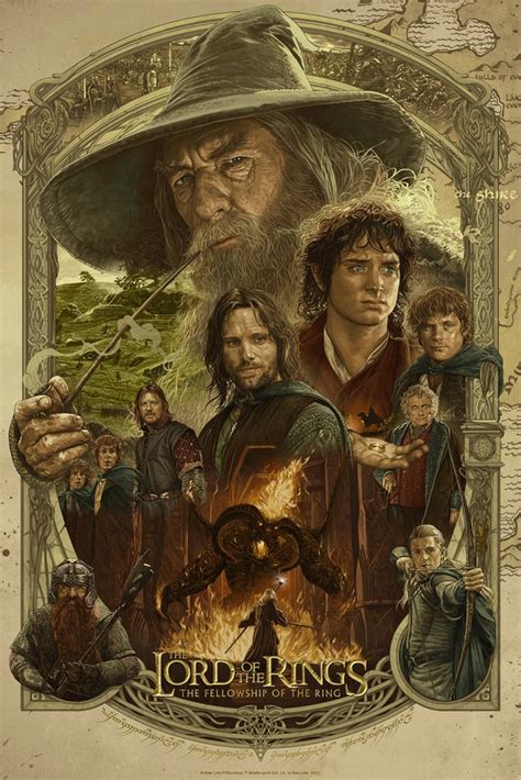 Lord Of The Rings Original Art Lord Of The Rings Cover Artwork Leads ...