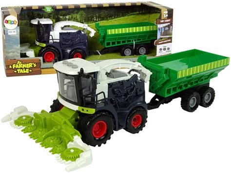 Combine with Trailer Grain Farm Sound | Toys \ Tractors