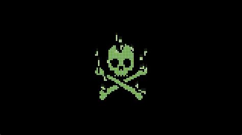 Green Hacker Skull Wallpapers HD - Wallpaper Cave