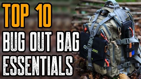 TOP 10 BEST BUG OUT BAG ESSENTIALS 2020! - YouTube