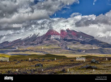 The Cotopaxi Volcano in Ecuador Stock Photo - Alamy