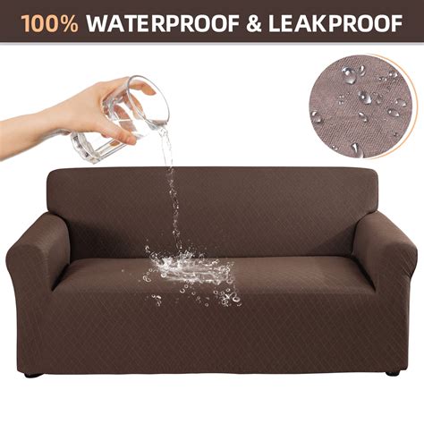 CZL Waterproof Sofa Cover, Stretch Jacquard Loveseat Slipcover, Pet ...