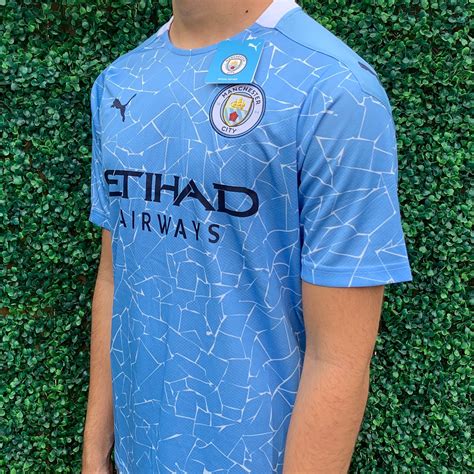 Manchester City Home Soccer Jersey 2021 SUMMER SALE | Etsy