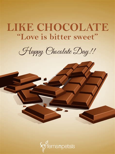 Happy Chocolate Day Quotes | Chocolate Day Messages and Wishes - Ferns ...