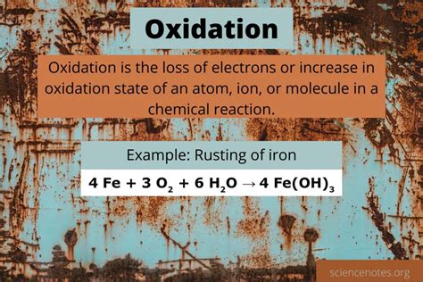 What Is Oxidation? Definition and Examples