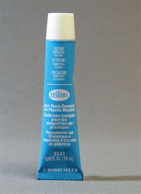 TESTORS NON TOXIC CEMENT GLUE FOR PLASTIC MODELS 5/8 3521