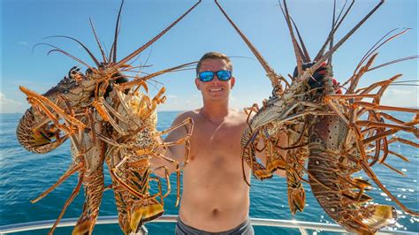 Florida SPINY Lobster! Catch and Cook (Diving & Lobstering Ft. Lauderdale)