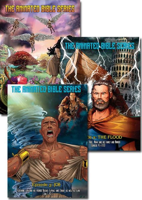 The Animated Bible Series - Set of 3 DVD | Vision Video | Christian ...